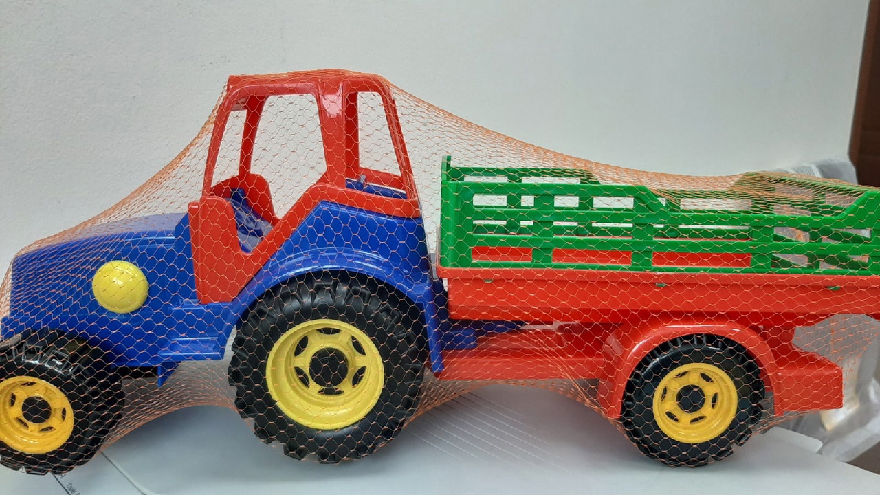Игрушка детская Трактор с прицепом - Игрушечная машинка